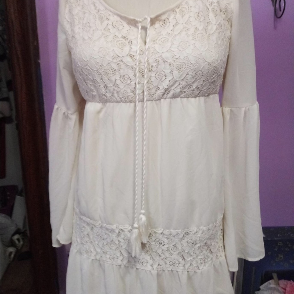 Boho flowy tunic dress